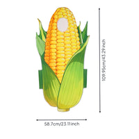 Corn Costume 3D Shape Corn Cosplay Outfit Roomy Fit for Families, Kids