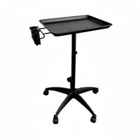 Hairdressing Trolley Wheeled Salon Tray on Wheels Large Storage Surface Stylist Rolling Cart for Hairdressers, Nail Technicians