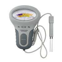 PH and Chlorine Tester Handheld Pool Tester Water Quality Meter with Quick Assessment Lightweight Build Durable Corrosion Free Components Suitable for Swimming Pools Pool Owners Everyday Use