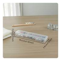 Clear Plastic Box with Lid Stackable Plastic Sample Box Dustproof for Hobbyists