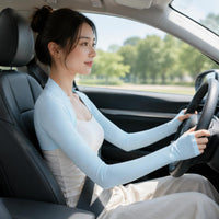 Golf Sleeves Covers Silky Cooling Protection Arm Covers Sun-Blocking 50+ Sports Accessory for Driving