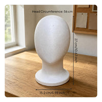 Cosplay Head Model Lightweight Hat Display Head Easy to Shape for Shop, Studio
