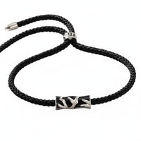 2 Pieces Couples Bracelet Set Hand-Woven Tree and Bird Charm Bracelets