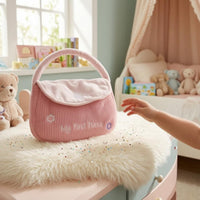 Dress up Purse Toy Cotton Girls Purse Playset Rounded Top Handle