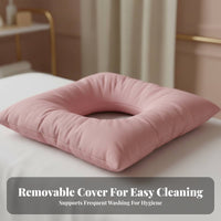 Massage Headrest for Bed Mattress Face Down Pillow for Table, Breathable Cushion with Hole for Beauty Salon Spa