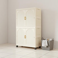 Multi-Tier Plastic Closet Large Capacity Stackable Storage Drawers for Playroom