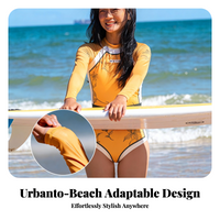 Women's One-Piece Tummy Control Swimwear, Slimming Beach