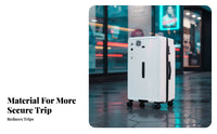 Large Capacity 5-Wheel Hardshell Trunk Wide Handle Design Hardshell Suitcase Quiet Wheels Rolling Luggage Airport Security-Approved Lock for Travelers, Families, Vacations, Vacation, Business Trips, Short Break Getaway