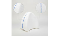 Contoured Leg Pillow Soft Leg and Knee Pillow Memory Foam for Bed, Side Sleepers