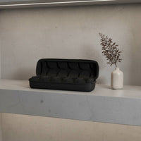 5 Compartment Watch Case Debris-Resistant-Resistant 5 Compartment Watch Travel Case Timepiece Organizer Foam Interior Fastener