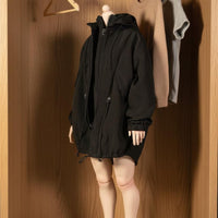 1/6 Scale Clothes Functional Fastener 1/6 Scale Doll Jacket Doll Outerwear Adjustable Drawstrings BJD Utility Jacket Soft