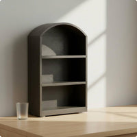 Arched Top Cabinet Slim Desktop Organizer Compact