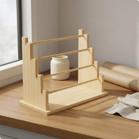 Wood Jewelry Display Rack Sturdy Watch Display Stand Easy to See for Home Vanity