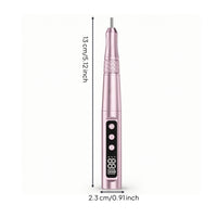 Pen-Style Nail Cordless Electric File Lightweight for Travel, Beginners