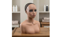 Hairpiece Mannequin Bust with Shoulders Head and Shoulder Mannequin Collarbone