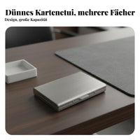 Stainless Steel Card Holder Anti-Degaussing Stainless Steel Credit Card Wallet
