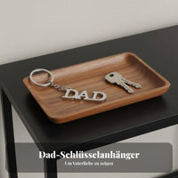 MOM DAD Keychain Mother's Day Gift Letter Key Fob Zinc Alloy