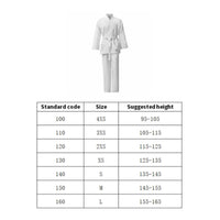 Karate Gi Wear-Resistant Karate Outfit 3D Thickened V-Neck for Training, Adults