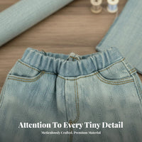 1/6 Scale Doll Jeans Trendy Design 1/6 Scale Jeans Realistic Texture