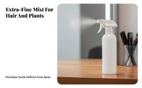 Fine Spray Bottle Leakproof Fine Spray Dispenser 500ml Plant Mister Resistant Refillable Plastic Dispenser Stable Base