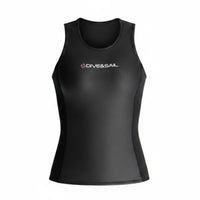 2 Mm Sleeveless Wetsuit Set Flexible Fit Neoprene Vest Thermal for Drifting