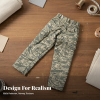 1/6 Scale Pants Combat Print 1/6 Scale Action Figure Clothes