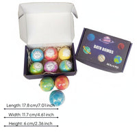 6 Pieces Bath Set Skin Moisturizing Bath Fizzies for Bathroom