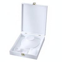 Leather Jewelry Display Case Long-Lasting Jewelry Set Display Box Necklace Storage Case Luxurious Design Luxurious Textile Lined