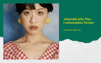 Round Post Earrings, Candy-Colored, Comfortable, Non-Allergenic, versatile Wear, snug-fit, Fashionable Accent