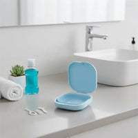 Vented Retainer Box Easy to Clean Oral Appliance Holder Lightweight Oral Accessory