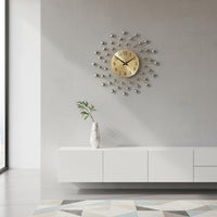 Glowing Burst Wall Sunburst Timepiece Modern Glowing Burst Sunburst Timepiece