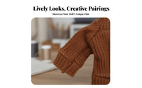 OB11 Knitted Doll Cardigan Versatile opening Front Design 1/12 Scale Knitted Cardigan for Hobbyists
