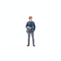 Miniature Diorama People Figure Model Mini Figurine Standing Male Character Suit Wearing for Small-scale Scene Display and Photography Prop Suitable for Home Decoration Office Display Street Scene Architectural Model Gift Giving 2.8cm