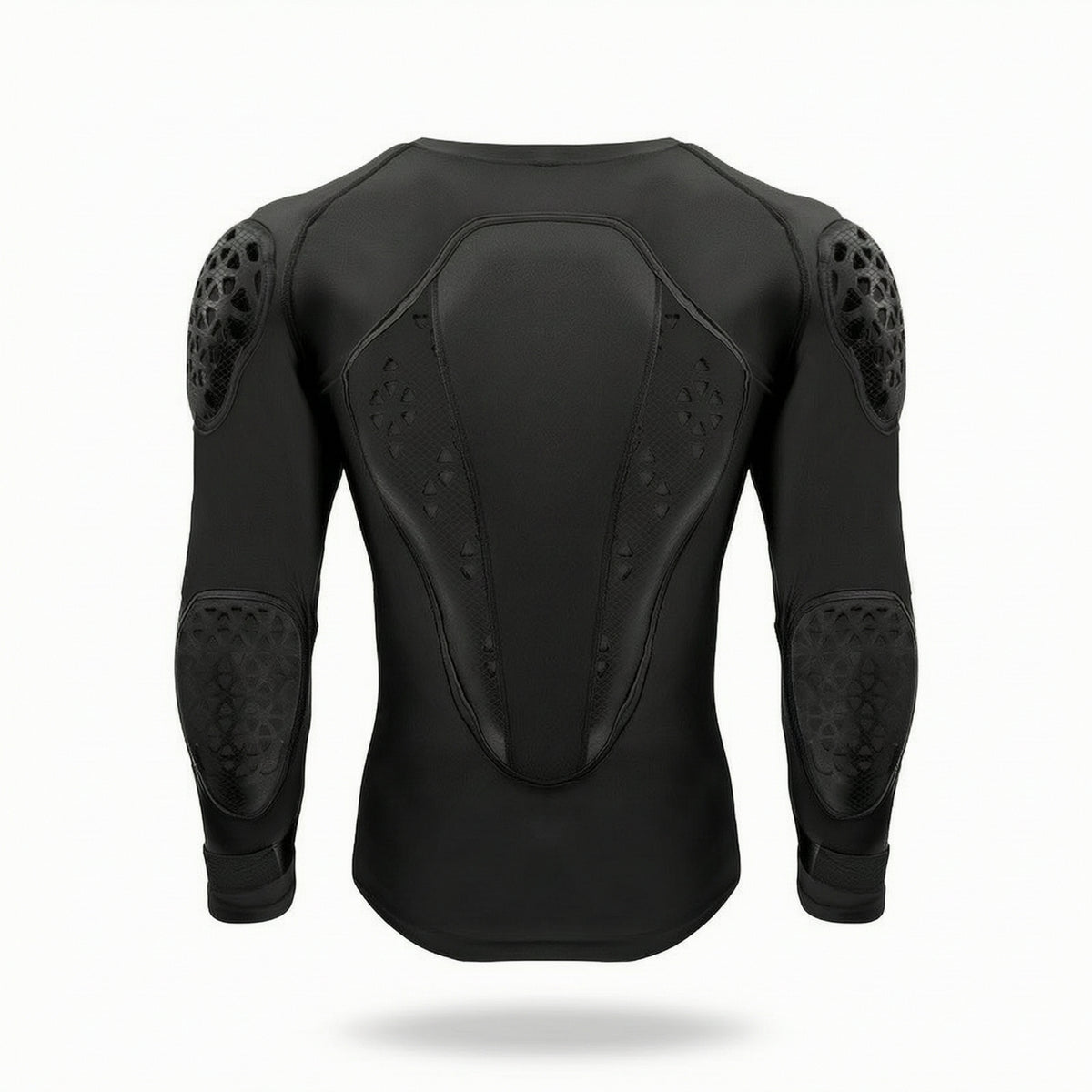 Underlayer with Impact Panels Form-Fitting Guard Shirt Perforated Sportswear for Skiing