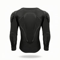 Underlayer with Impact Panels Form-Fitting Guard Shirt Perforated Sportswear for Skiing