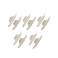 10 Pieces Collar Sticker Ultra-Thin Single-Use Neck Tape Extended