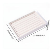 Band Display Stand Scratch Resistant Velvet Band Tray for Vanity Table