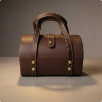 PU Leather Bracelet Box Stitched Closure Bracelet Small Storage Organizer Mobile Jewelry Storage Case