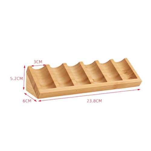 6 Slot Display Long-Lasting 6 Slot Bottle Organizer Sturdy Construction