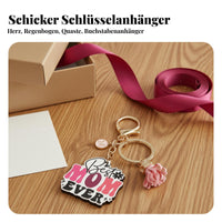 Mama Letter Pendant Keychain Gift-Ready Mama Tassel Keychain Long-Lasting