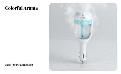Car Humidifier Mini Car Aroma Dispenser Quiet Performance for Travel
