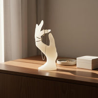 OK Gesture Band Display Stylish Design OK Gesture Jewelry Display Hand Shaped Jewelry Holder Stable Base for Countertop, Dresser