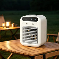 USB Cooling Fan Rechargeable Mist Fan Compact for Desk, Dorm Room