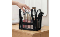 Cosmetic Case with Compartments Easy to Clean Transparent Cosmetic Bag