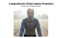 Windproof Neck Warmer Hood Ear Protection Full Head Neck Warmer Thermal Face Cover Hood Multifunctional Fleece Balaclava for Men
