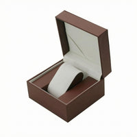 Hinged-Lid Watch Box Hinged Lid Timepiece Holder Gift Packaging