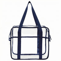 Transparent PVC Storage Bag Reusable Travel Organizer Scratch-Resistant
