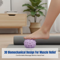 Firm Silicone Neck and Shoulder Massage Ball, TPE Exercise Ball, Foot Fascia Ball, Muscle Relaxation, Fitness Accessory,