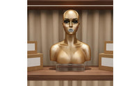 Mannequin Head with Shoulders Pin-Friendly Hairpiece Display Head Seamless Form Hairpiece Display Bust for Photography, Salon