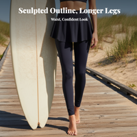 High waist swim pants, sun protection